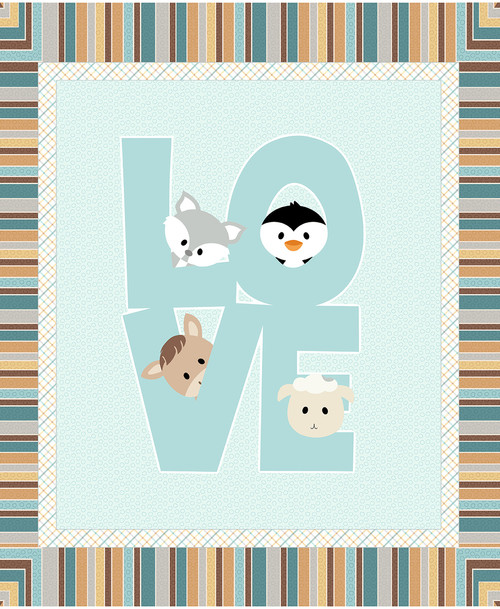 2829P-73* Aqua/Multi || Snuggle Squad