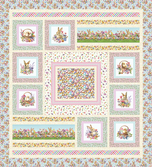 Bunnies & Baskets - Bunny Meadow Quilt