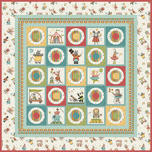 WhimsiDilly Circus - Tiddlywinks Children’s Quilt