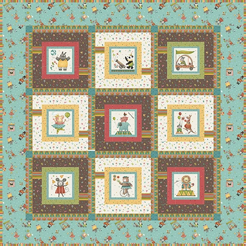 WhimsiDilly Circus - Under the Big Top Quilt