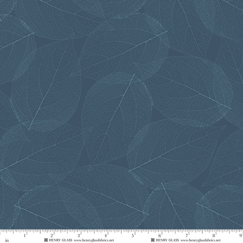 2931-71 Blue/Gray || Fancy Leaf 118"