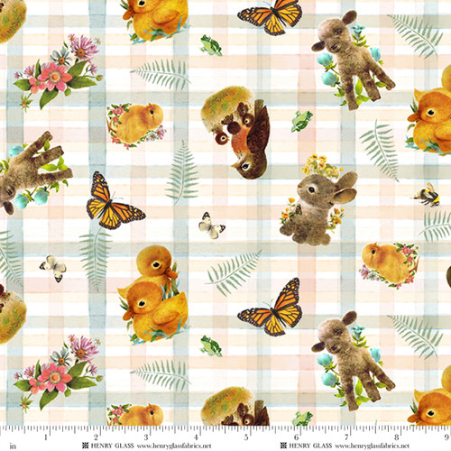 3763-41 Cream Multi || Spring Babies