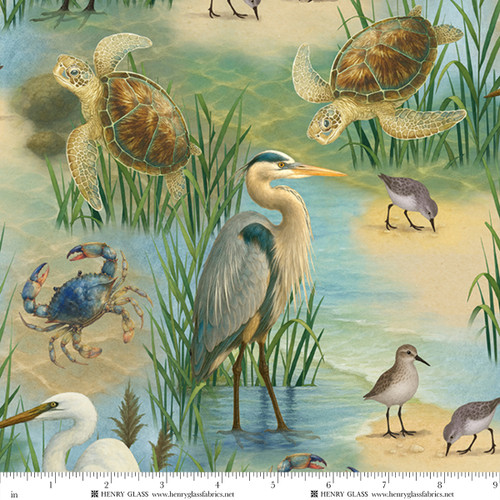 3775-76 Sea Blue || Wandering Shores