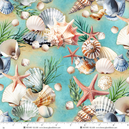 3778-76 Blue Green Multi || Wandering Shores