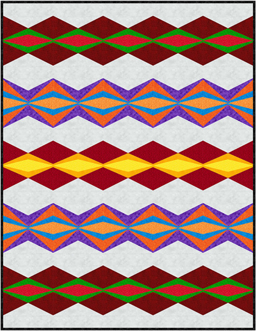 POV Blenders - Bangles and Beads Quilt - Bright