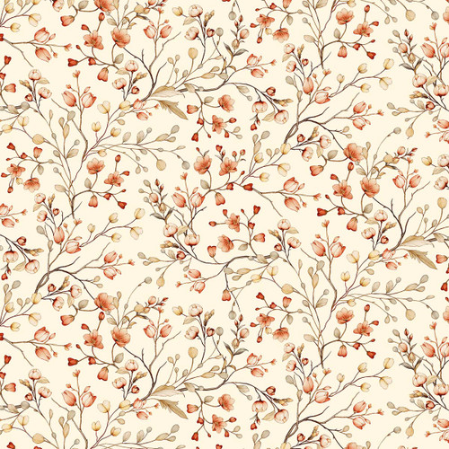 3757-44 Cream || Bloom Valley