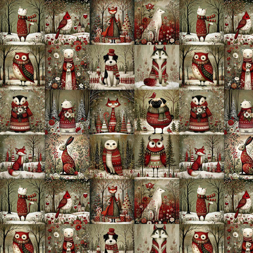 1795F-102 Christmas || Cute as the Dickens