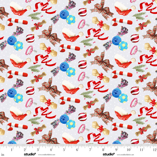 1728-18 Light Gray/Multi || Holiday Labs