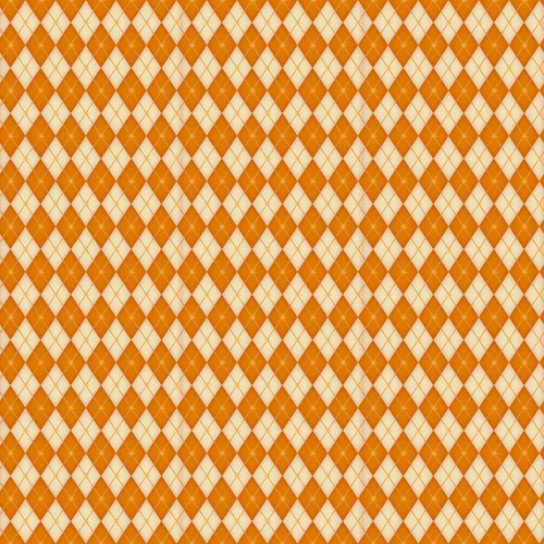 F5564-43 Cream/Orange || Moonlit Harvest