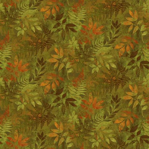 1587-66 Green || Red Harvest Lane