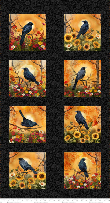 1592BH-99* Black || Red Harvest Lane