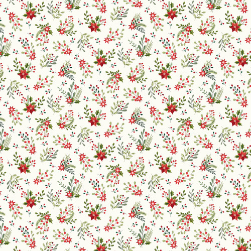 3801-44 Cream || Santa & Friends