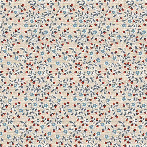 1483-47 Cream Multi || Visiting Grandma's