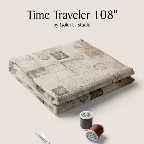 Time Traveler 108" by Goldi L. Studio