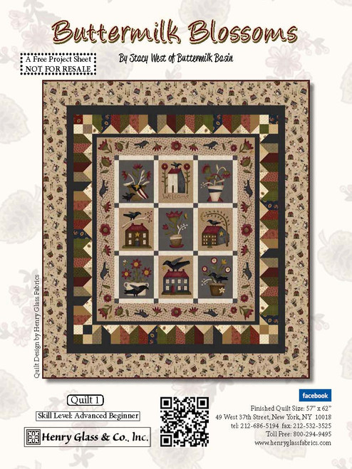 Buttermilk Blossoms Quilt #1 Buttermilk Blossoms Quilt #1