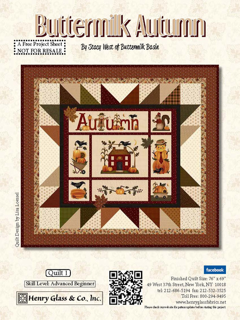 Buttermilk Autumn Quilt #1 Buttermilk Autumn Quilt #1