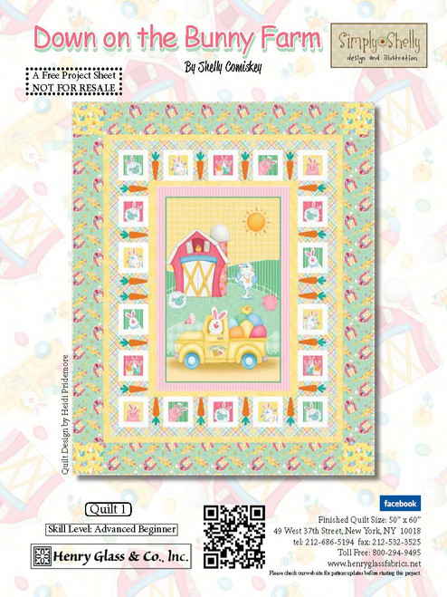 Down on the Bunny Farm Quilt #1 Down on the Bunny Farm Quilt #1
