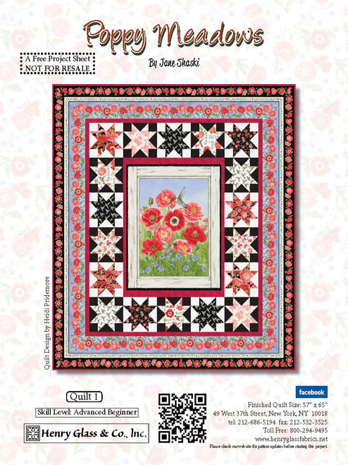 Poppy Meadows Quilt #1 Poppy Meadows Quilt #1