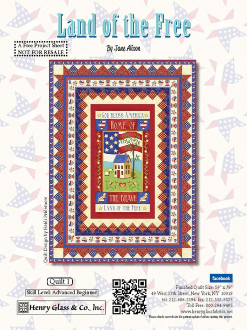 Land of the Free Quilt #1 Land of the Free Quilt #1