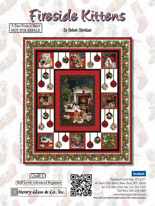 Fireside Kittens Quilt #1 Fireside Kittens Quilt #1
