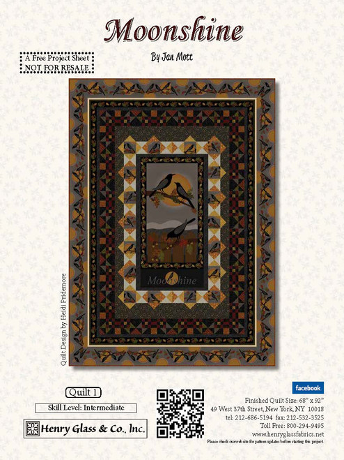 Moonshine Quilt #1 Moonshine Quilt #1