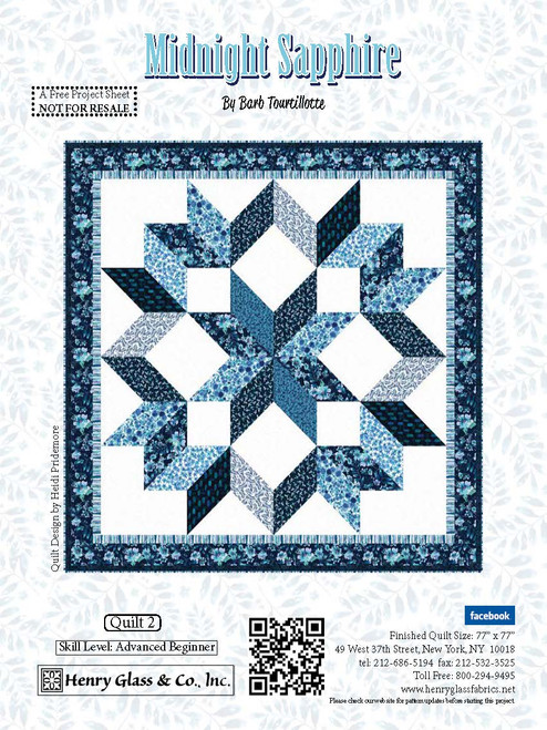 Midnight Sapphire Quilt #2 Midnight Sapphire Quilt #2