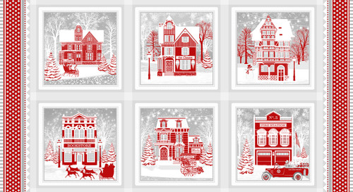 9620-89 Red/Gray || Holiday Lane