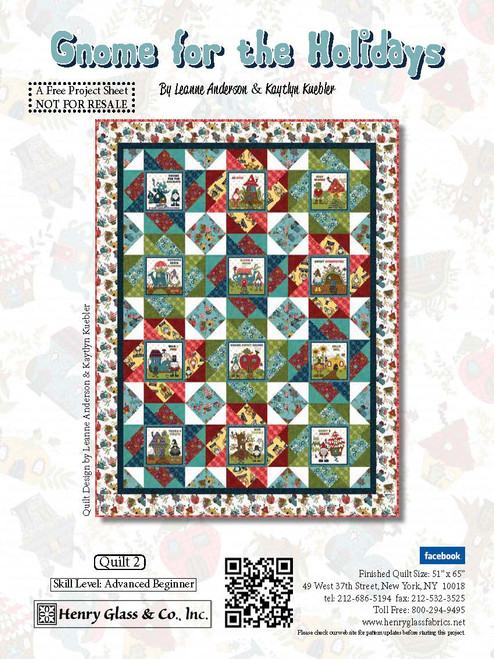 Gnome for the Holidays Quilt #2 Gnome for the Holidays Quilt #2