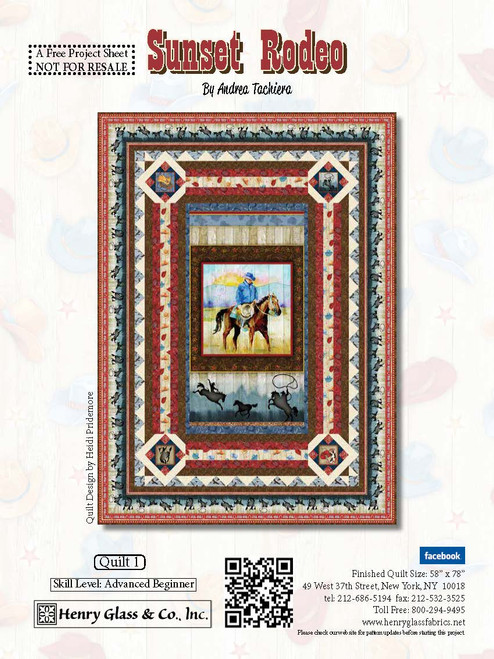 Sunset Rodeo Quilt #1 Sunset Rodeo Quilt #1