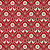 3804-48 Cream Red || Santa & Friends