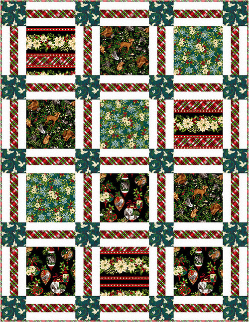 Large and In Charge Holiday Quilt Henry Glass Fabrics
