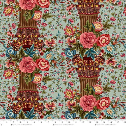 Zollanvari 花柄グラデーション　198×143ｃｍ（カシュクリ） Henry Glass || Michelle Yeo || Lost Gardens of Heligan
