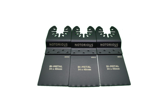 BI-Metal Multi Tool Blades - 3 Pack