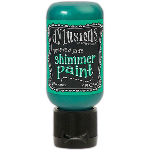 Dyan Reaveley: Dylusions Shimmer Paint, Polished Jade