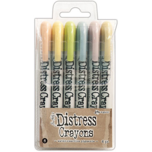 Tim Holtz: Distress Crayon Set #8 - (6 pk) Tim Holtz: Distress Crayon Set #8 - (6 pk)