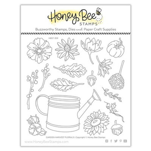 Honey Bee Stamps: Clear Stamp,  Garden Harvest Florals