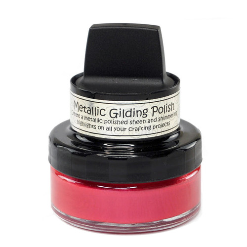 Cosmic Shimmer: Metallic Gilding Polish - Carmine Red