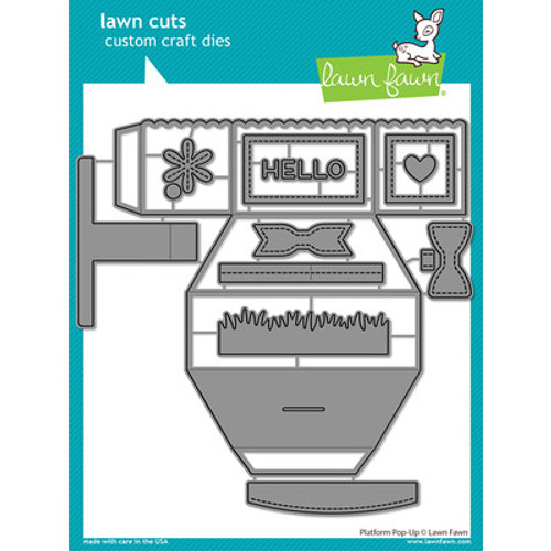 Lawn Fawn : Die Set, Platform Pop-Up