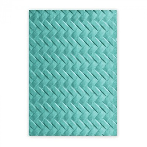 Sizzix: 3-D Textured Impressions Embossing Folder, Woven
