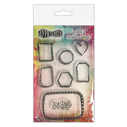 Dyan Reaveley: Dylusions Diddy Clear Stamps, Box it Up