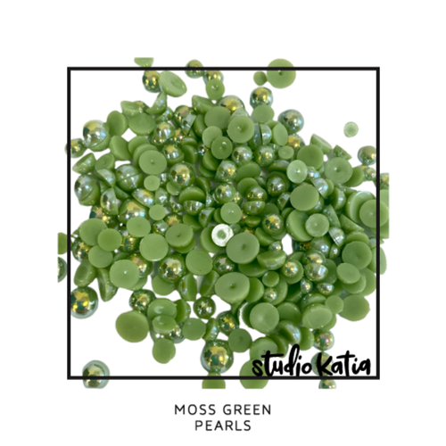 Studio Katia: Moss Green Pearls