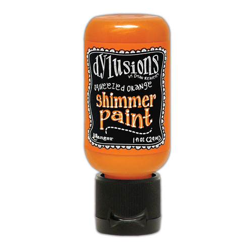 Dyan Reaveley: Dylusions Shimmer Paint, Squeezed Orange