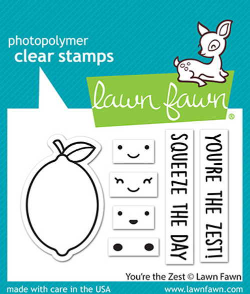 Lawn Fawn: Stamp Set, You're The Zest