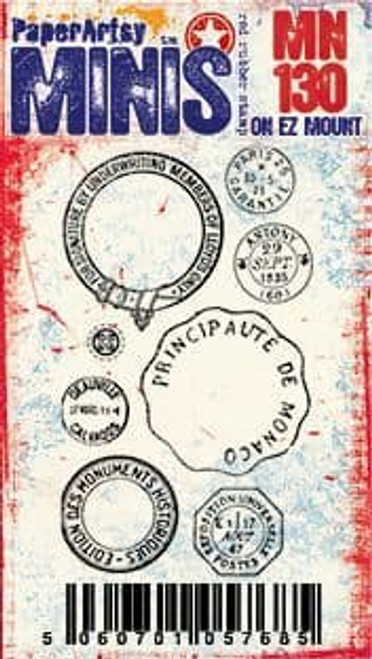 PaperArtsy: Ink & Dog Mini Stamp 130