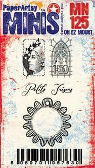 PaperArtsy: Ink & Dog Mini Stamp 125