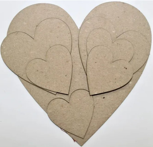 Southern Ridge Trading Co: Chipboard, Plain Heart Mix