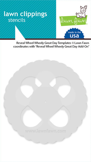 Lawn Fawn: Die Set, Reveal Wheel Wheely Great Day Templates