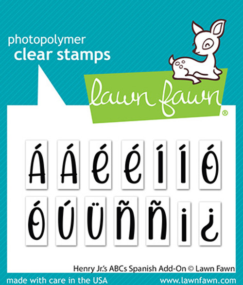 Lawn Fawn: Stamp Set, Henry Jr's ABC's Add-On