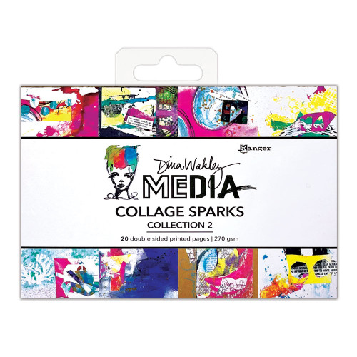 Dina Wakley MEdia: Collage Sparks, Collection 2