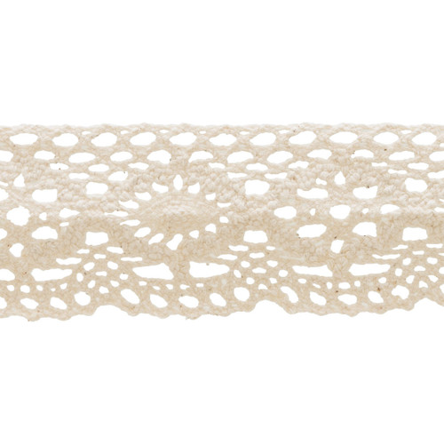 Simplicity: Chain Lace 2", Natural - sold by the foot